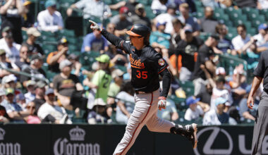 Seattle Mariners Baltimore Orioles Adley Rutschman home run 2025...