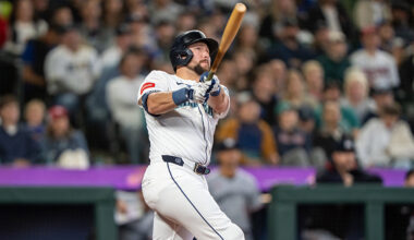 Seattle Mariners Cal Raleigh 22nd home run Minnesota Twins 2025...