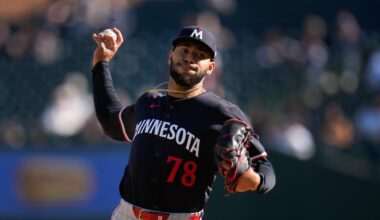 Twins recall Simeon Woods Richardson, option Travis Adams