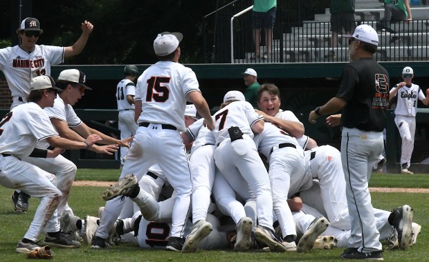Marine City beat Olivet, 8-5, in a Division 3 baseball...