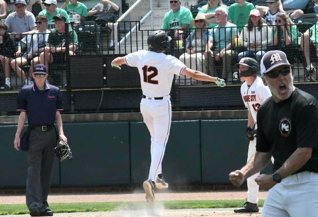Marine City beat Olivet, 8-5, in a Division 3 baseball...