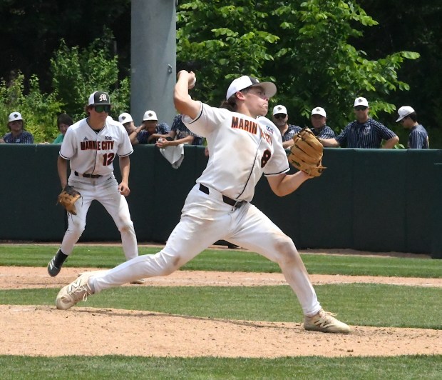 Marine City beat Olivet, 8-5, in a Division 3 baseball...