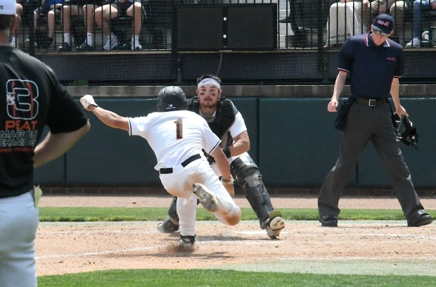Marine City beat Olivet, 8-5, in a Division 3 baseball...