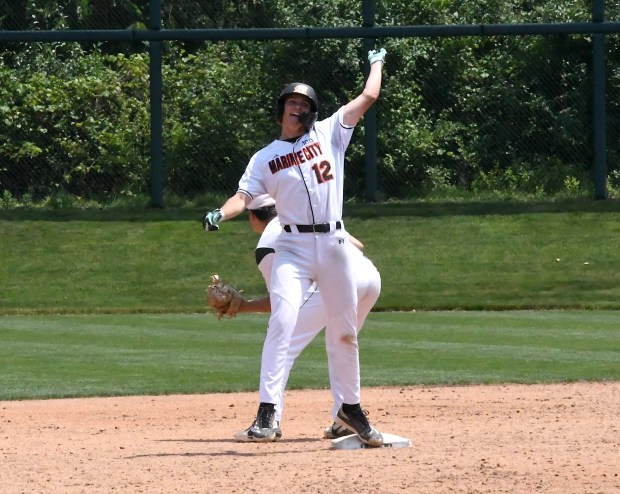 Marine City beat Olivet, 8-5, in a Division 3 baseball...