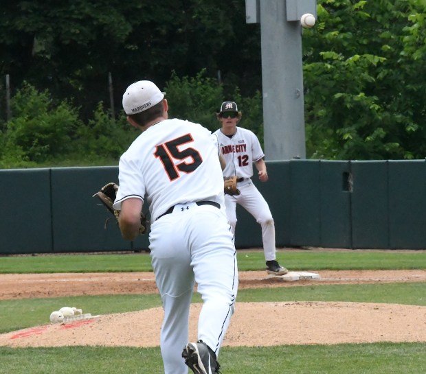 Marine City beat Olivet, 8-5, in a Division 3 baseball...