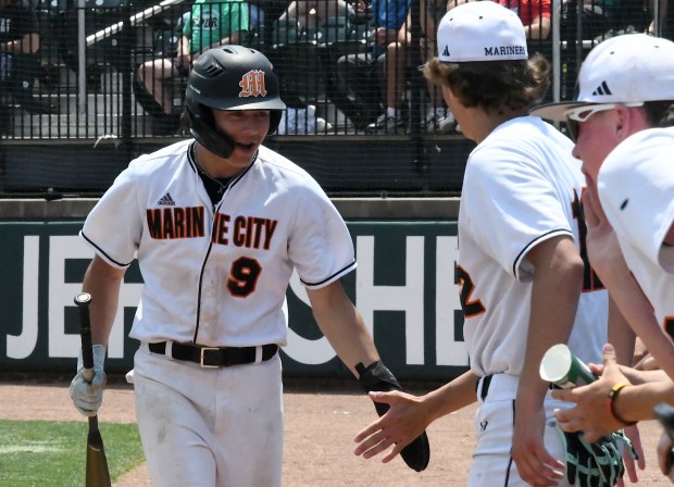 Marine City beat Olivet, 8-5, in a Division 3 baseball...