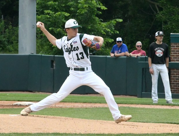 Marine City beat Olivet, 8-5, in a Division 3 baseball...
