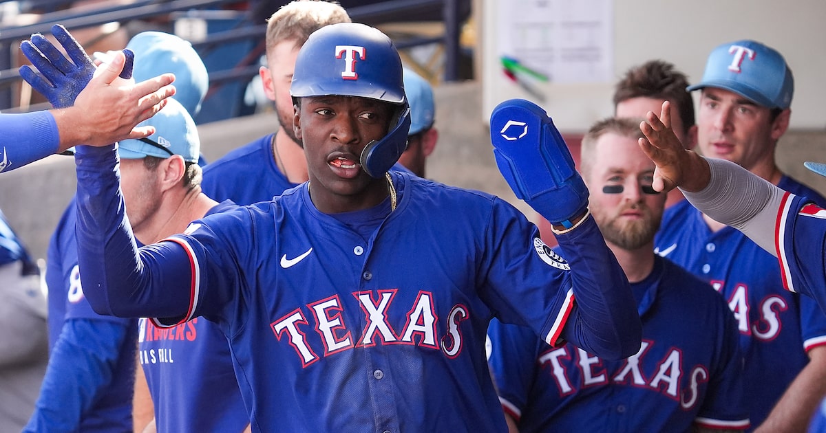 Meteoric rise of Texas Rangers' top prospect Sebastian Walcott continues - Dallas News