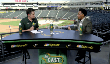 Former MLB player makes broadcasting debut