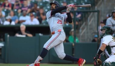 Buxton drives in 5 as Twins win 10-4 to hand Athletics 7th straight loss and 18th in 19 games