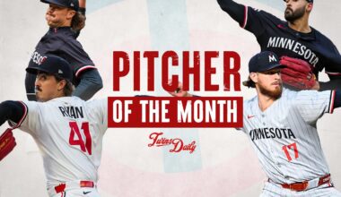 Minnesota Twins Pitchers of the Month - May 2025 - Twins