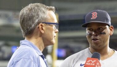 Red Sox frustrated Rafael Devers refused NESN interviews