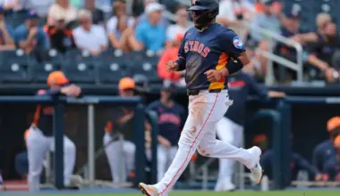 Astros’ infielder Isaac Paredes leaves Thursday’s win with leg injury image