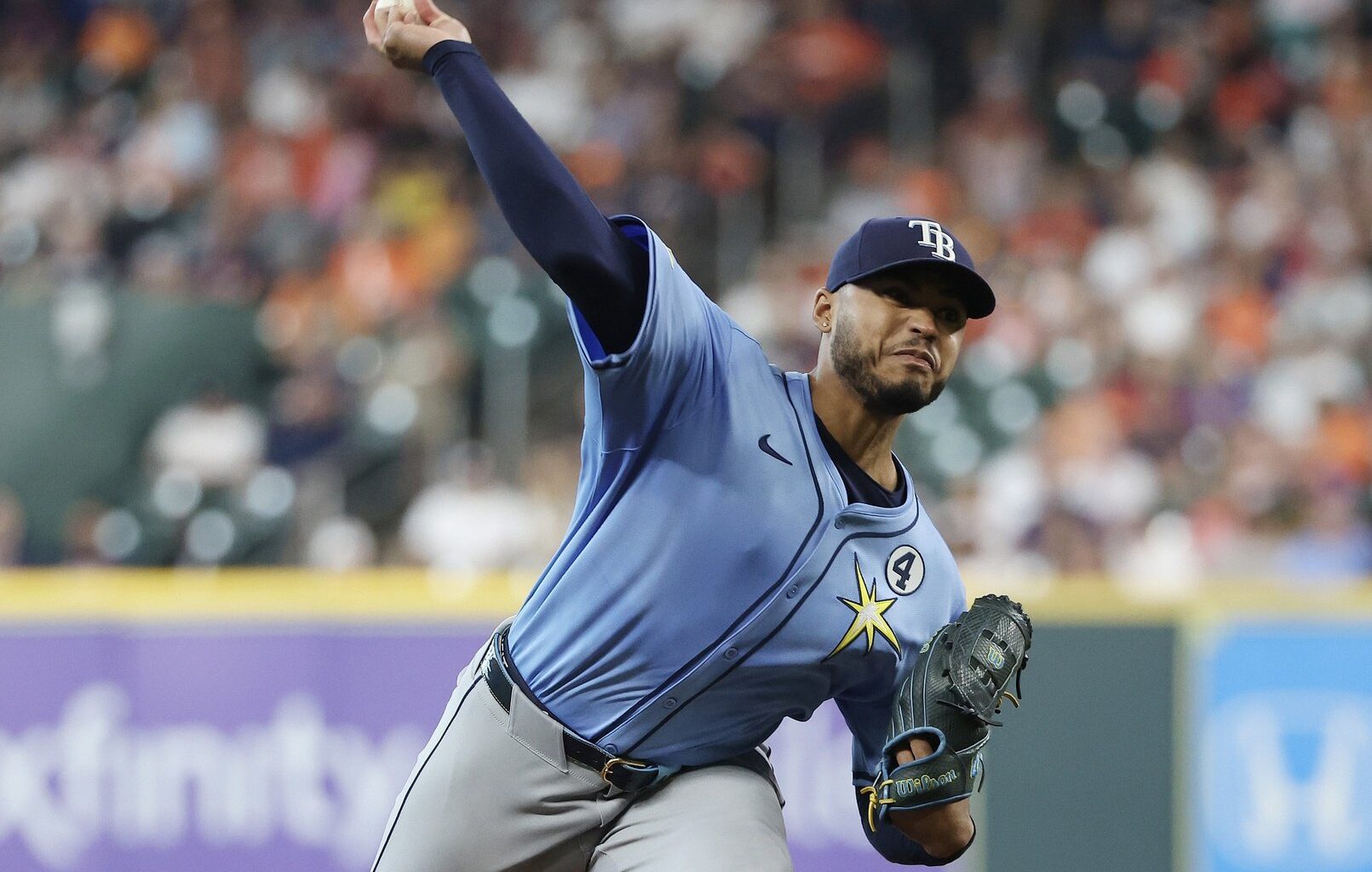 Taj Bradley has contributed to the Rays' consistent pitching of late.