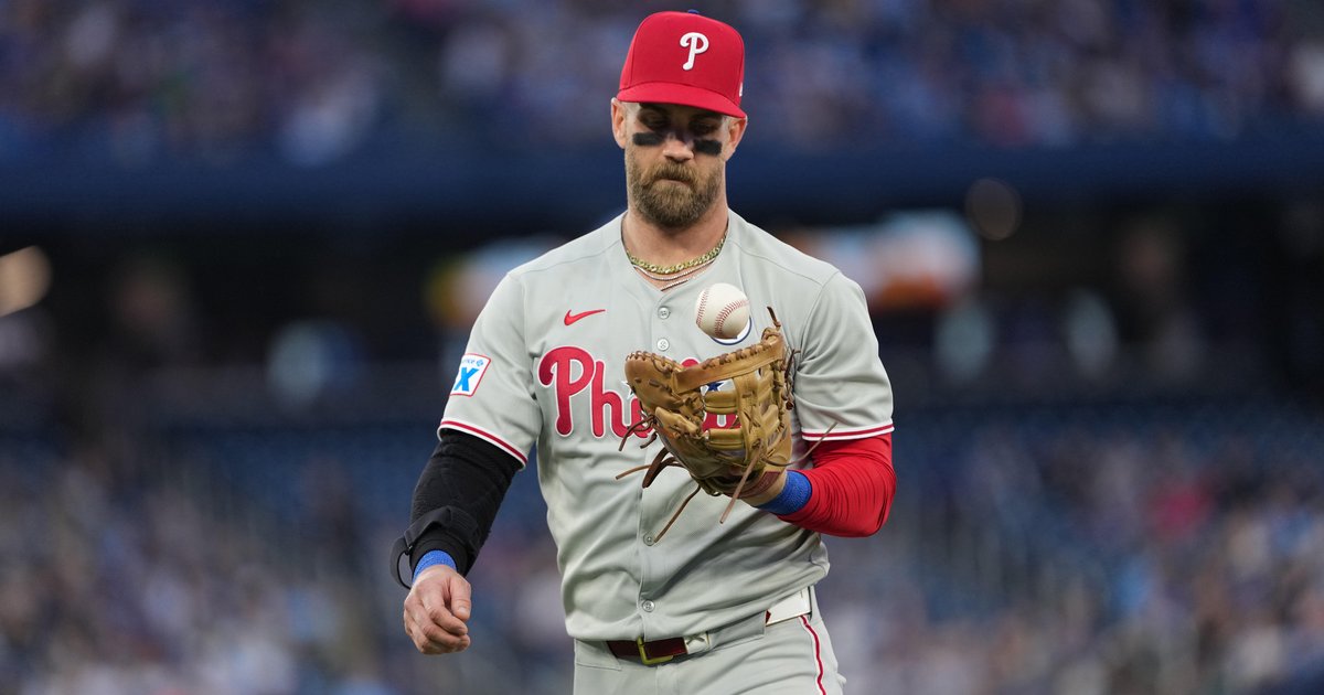 Bryce Harper activated for Phillies' return home against Padres