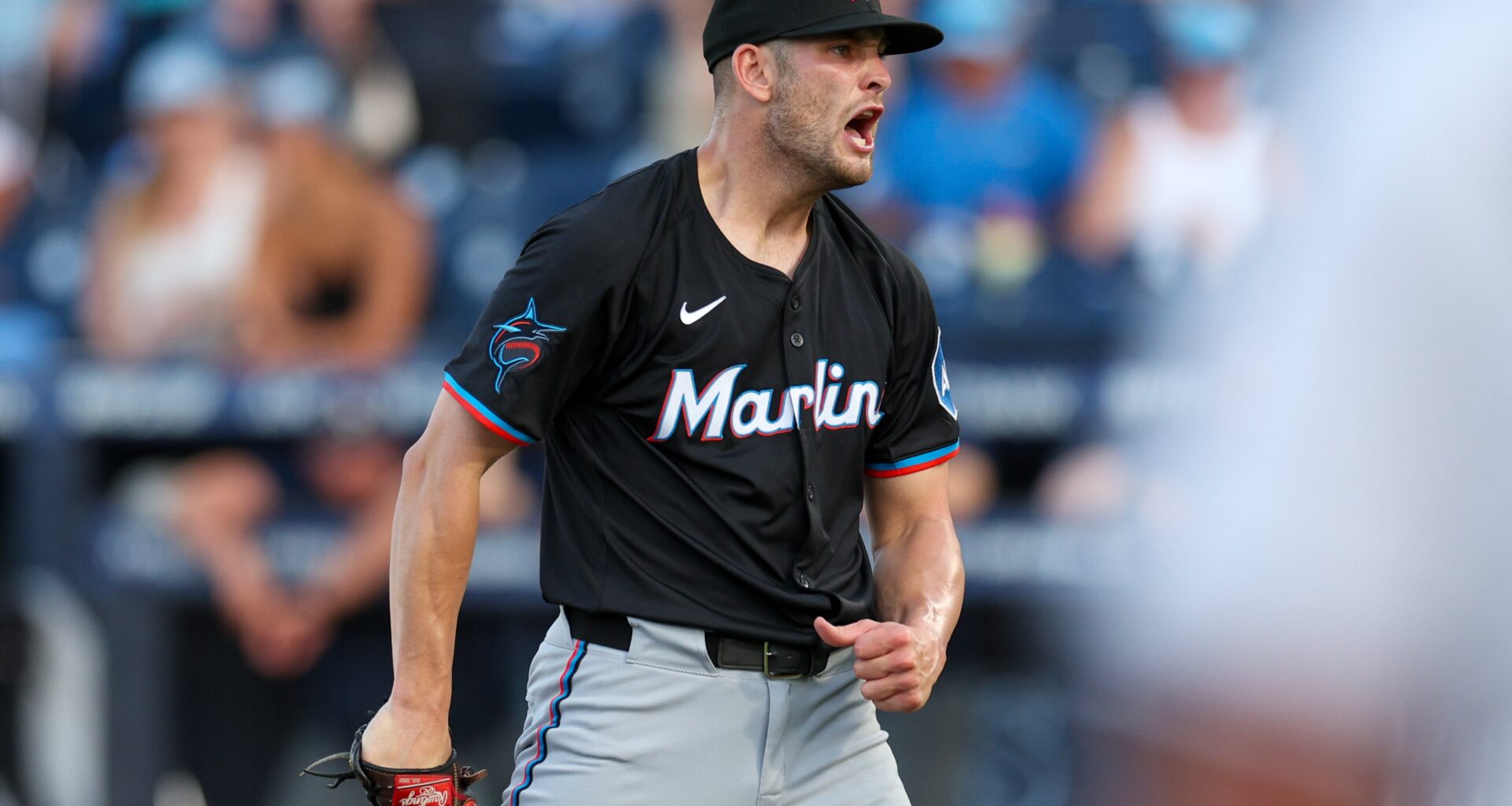 Gibson channels deep-rooted competitive nature in first win - Marlins