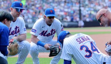 Mets’ Pete Alonso feels ‘awful’ after errant throw results in Kodai Senga’s hamstring injury - SNY