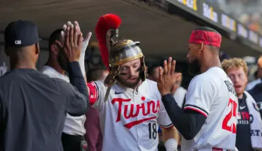 Roger Clemens beams with pride as son Kody smashes ninth home run in Twins' victory over Mariners