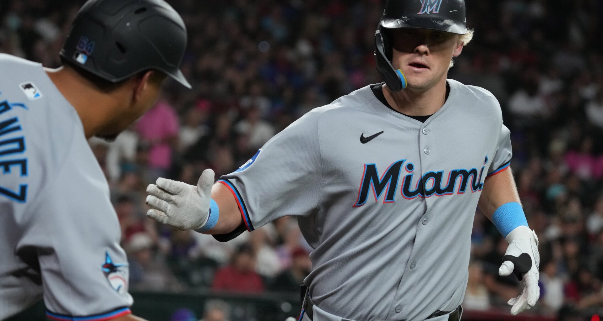 Stowers continues adding to All-Star case in Marlins win over Diamondbacks - Marlins