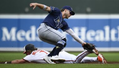 Rays’ bats go quiet, Taj Bradley not sharp in loss to Orioles