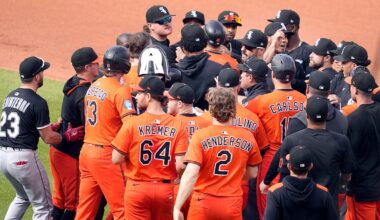 Orioles relievers dish on benches-clearing spats at Camden Yards