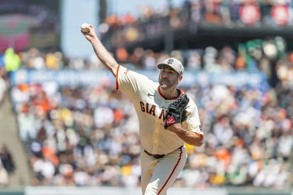 San Francisco Giants pitcher Justin Verlander (35)© Bob Kupbens-Imagn Images