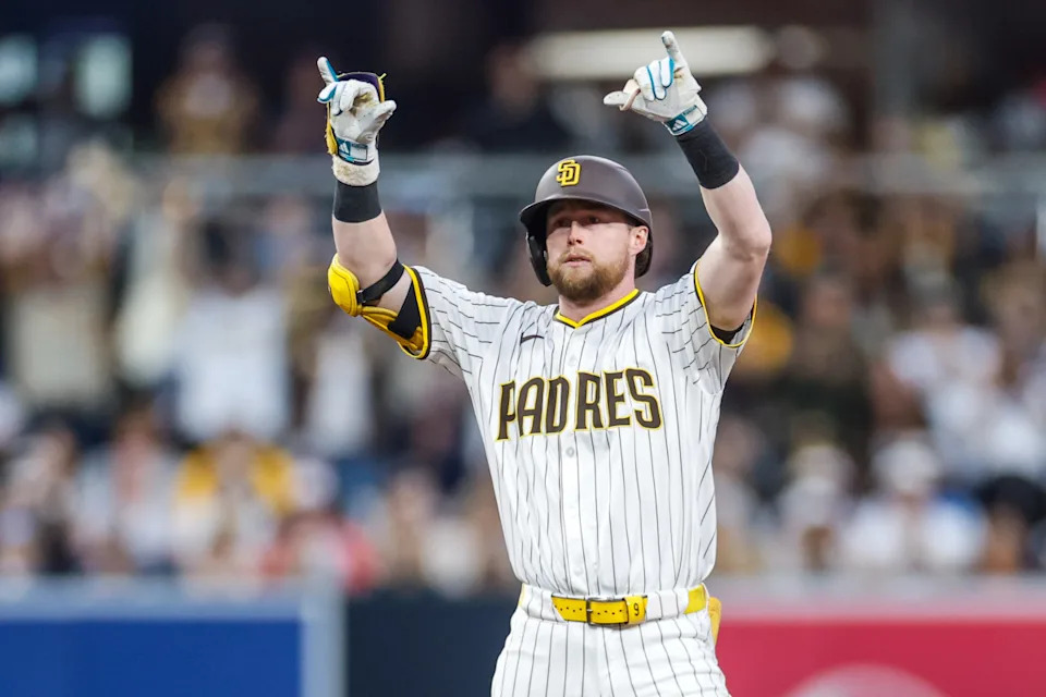 San Diego Padres second baseman Jake Cronenworth (9)David Frerker-Imagn Images
