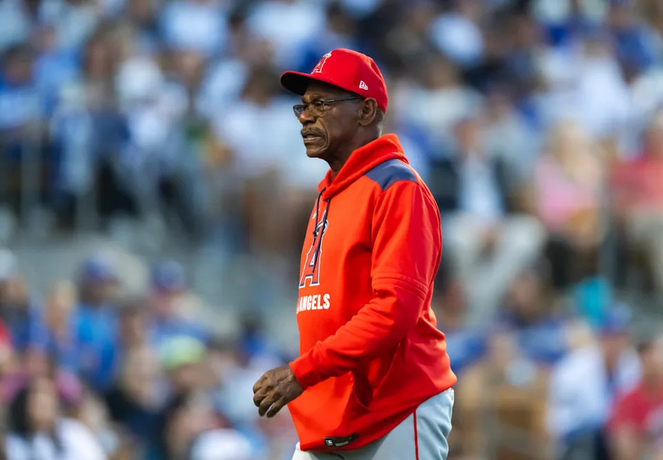 Los Angeles Angels manager Ron Washington.© Mark J&period; Rebilas-Imagn Images