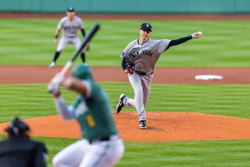 Ryan Yarbrough pitches against the Red Sox on June 13, 2025. Corey Sipkin for the NY POST