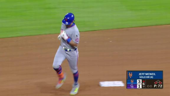 Ronny Mauricio's long homer powers Mets past Rockies 8-1