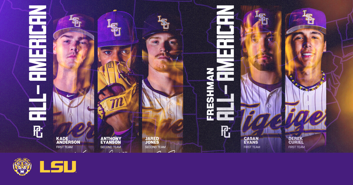 Five Tigers Earn Perfect Game Baseball All-America Recognition – LSU