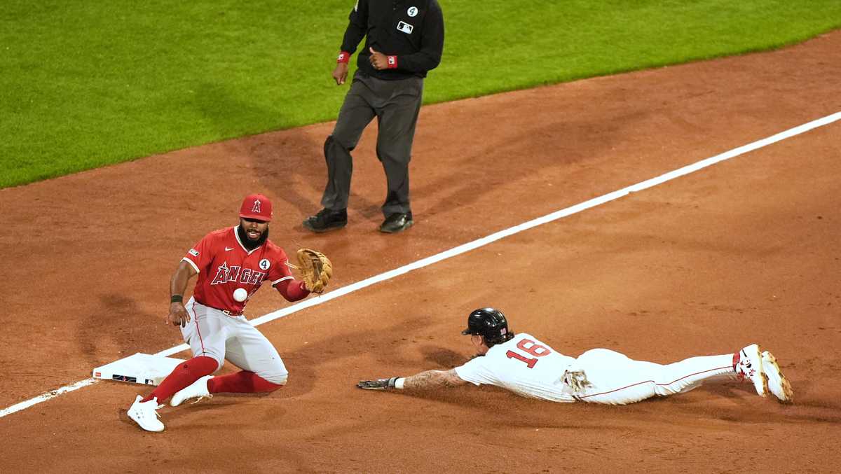 Trout, Adell lead Angels past Red Sox 7-6