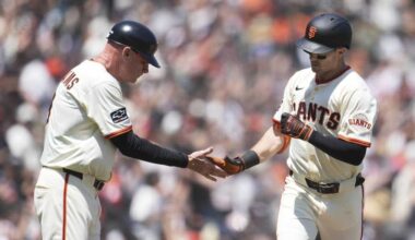 Heliot Ramos drives in four runs as Giants rally to beat Red Sox 9-5