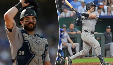 Demands of catching making hitting prep 'difficult' for Yankees' Austin Wells