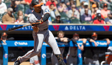 Laureano in tonight's Orioles lineup, Henderson begins game on bench