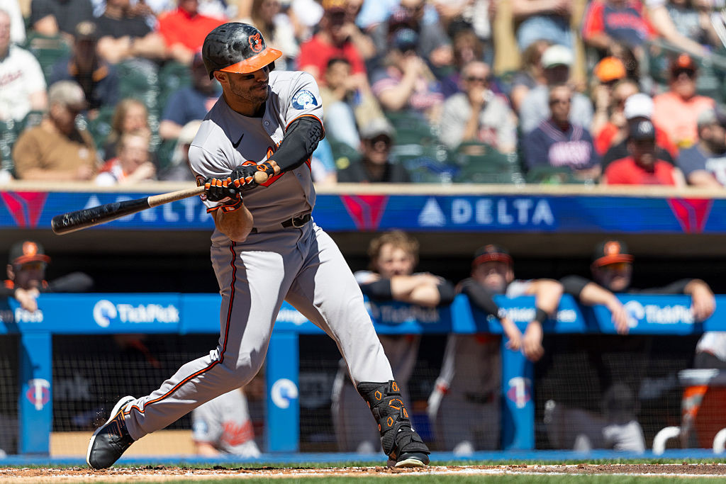 Laureano in tonight's Orioles lineup, Henderson begins game on bench