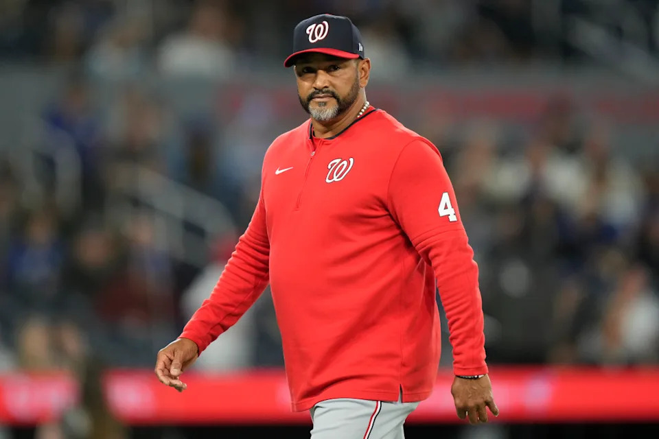 Washington Nationals manager Dave Martinez (4).John E&period; Sokolowski-Imagn Images