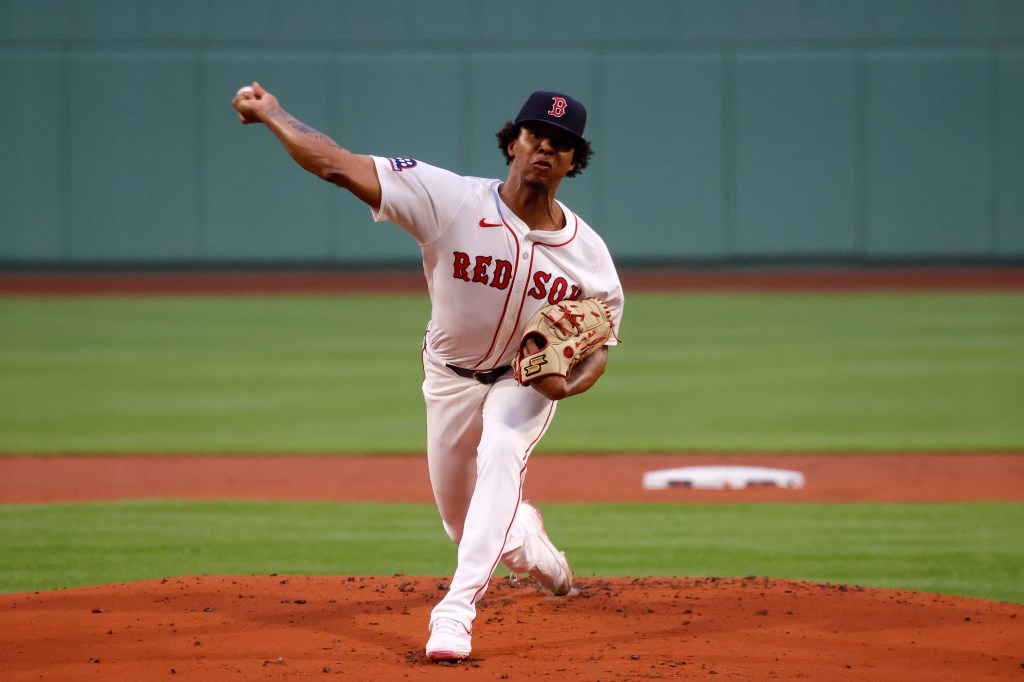 Brayan Bello has struggled with his control so far this season.