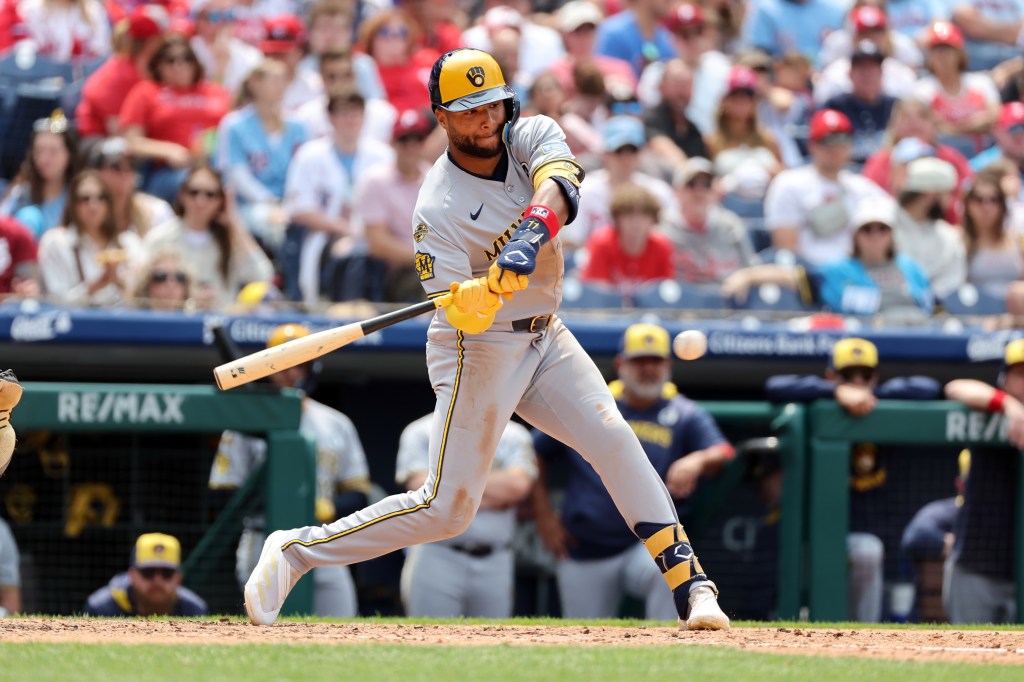 Jackson Chourio may need step up with Christian Yelich potentially out on Monday. 