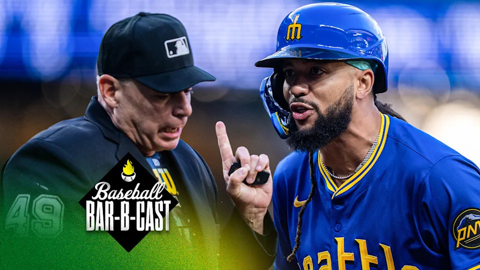 Automated ball-strike system to be implemented in 2026

Photo by Stephen Brashear/Getty Images