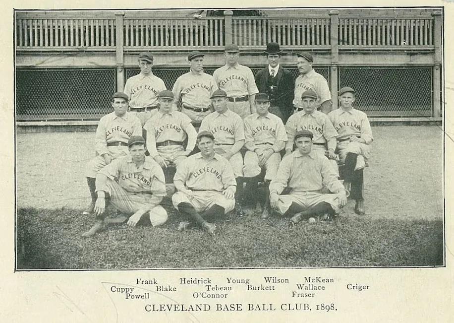 The 1898 Spiders, one year before they were gutted. (Cleveland Spiders)