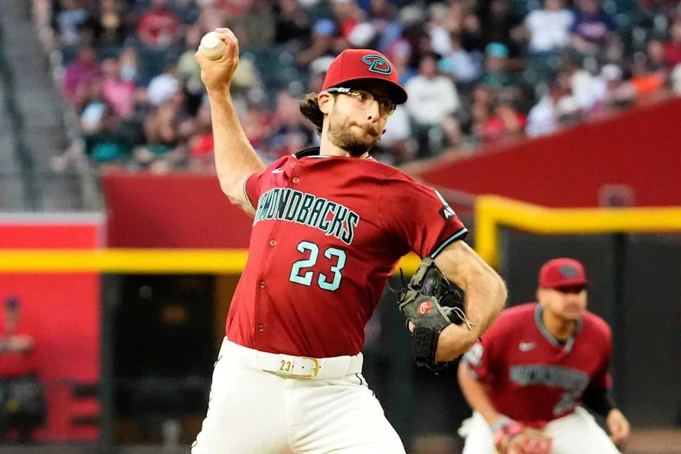Arizona Diamondbacks starting pitcher Zac GallenRob Schumacher/The Republic / USA TODAY NETWORK via Imagn Images