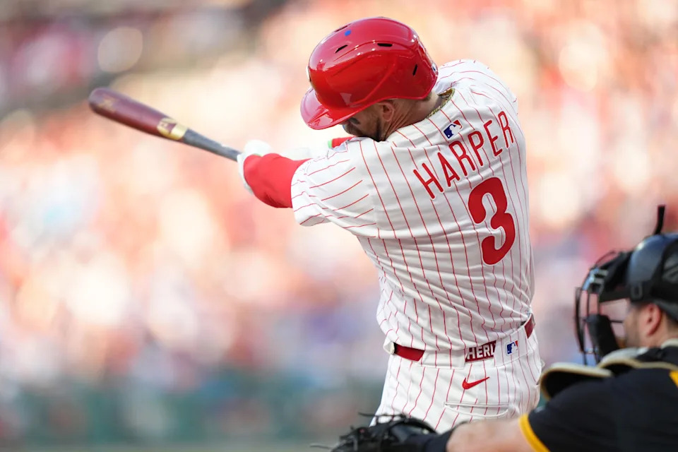 Bryce Harper has made an enormous impact on the Phillies' lineup when healthy. Just like in past seasons, the offense has struggled to score without him.Kyle Ross-Imagn Images
