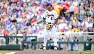 LSU game at College World Series in Omaha delayed due to weather