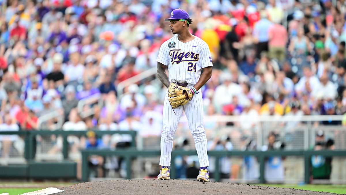 LSU game at College World Series in Omaha delayed due to weather