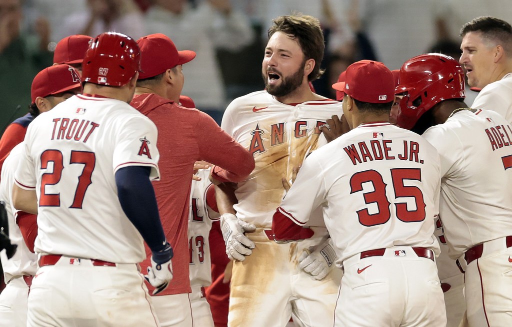 Nolan Schanuel’s first career walk-off hit leads Angels past A’s in 10th – Orange County Register