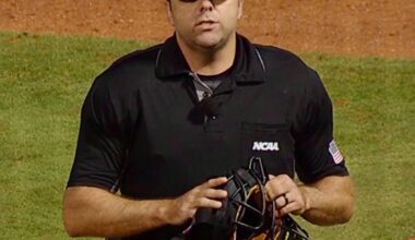 Shrewsbury's Brian Marine umps Regionals & Super Regionals