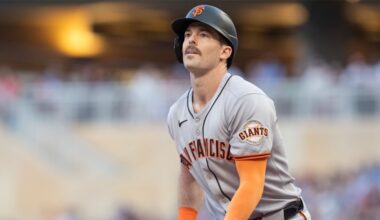 Mike Yastrzemski gets needed breather with new arrivals – NBC Sports Bay Area & California