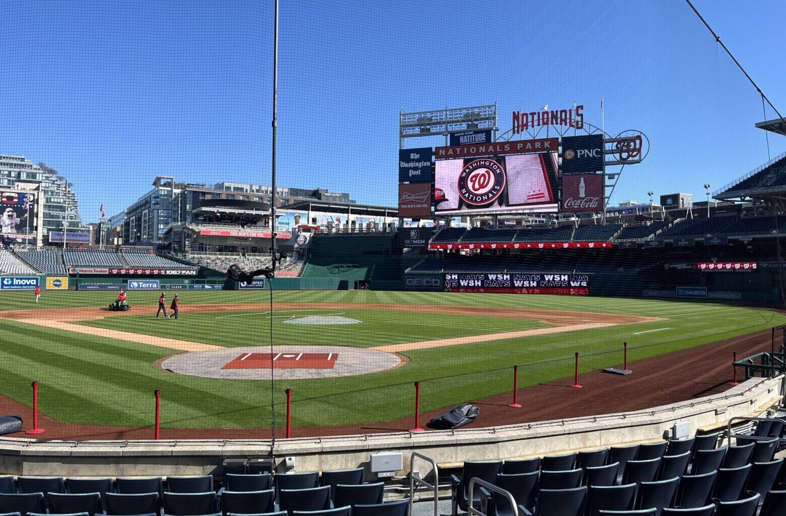 Federal workers can see some free baseball, courtesy of the Washington Nationals