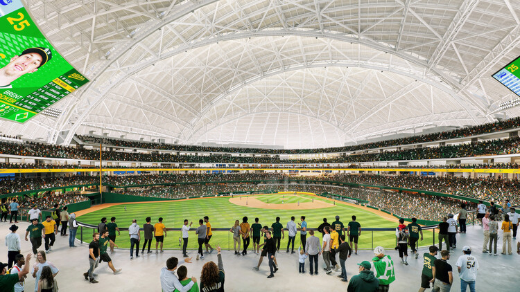 New Athletics Ballpark, Designed by BIG and HNTB, Breaks Ground in Las Vegas - Image 10 of 13